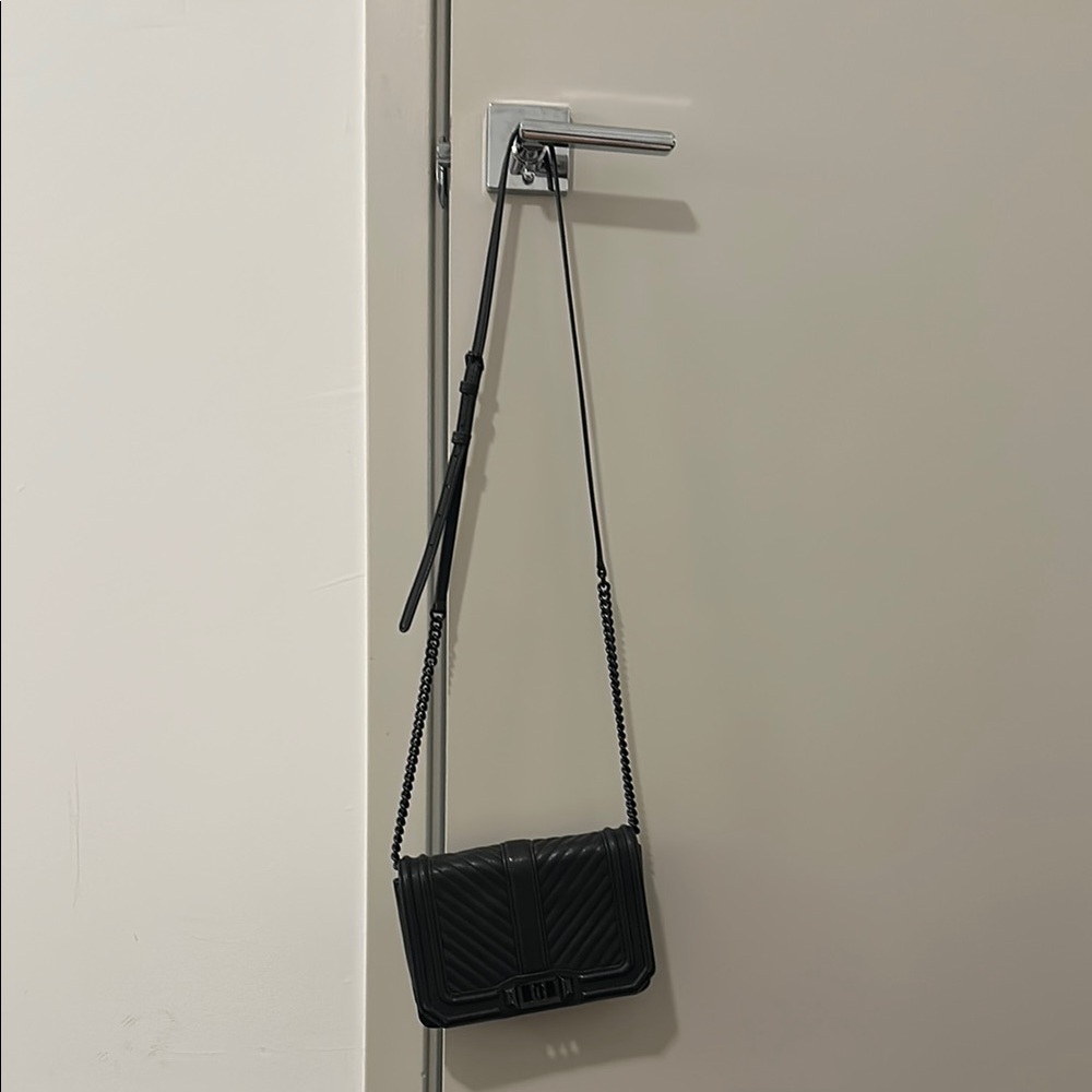 Rebecca Minkoff Black Quilted Crossbody Bag
